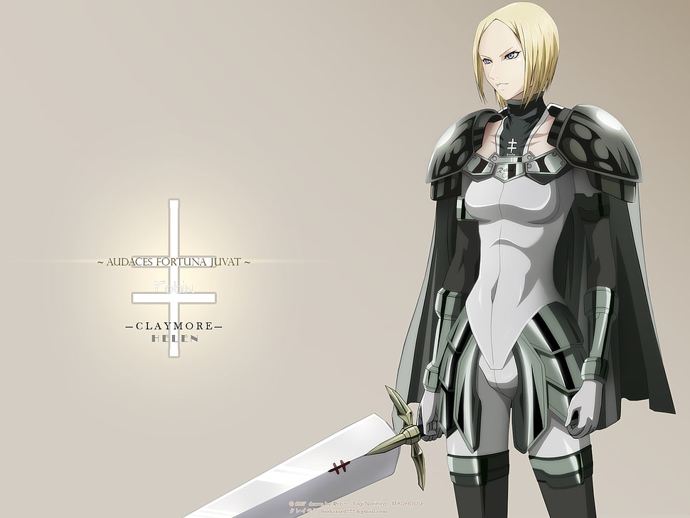 Claymore anime character illustration HD wallpaper