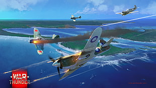 War Thunder game poster, War Thunder, Gaijin Entertainment, airplane, video games HD wallpaper