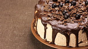 chocolate cake, food, cake HD wallpaper