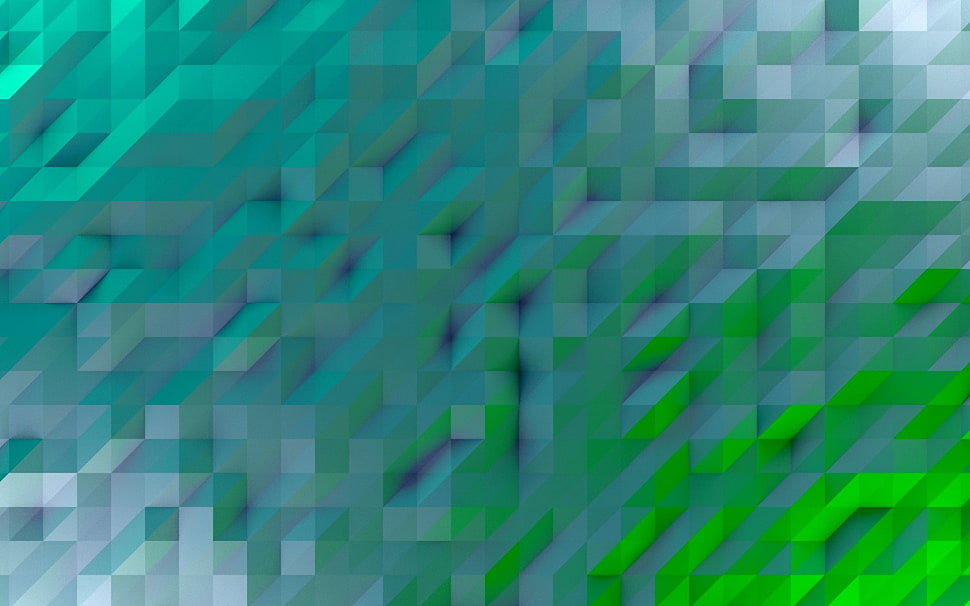 green and gray digital wallpaper HD wallpaper