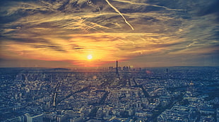 Paris city skyline during day time, city, Paris