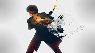 black haired male anime character, Prince Zuko, Avatar: The Last Airbender, anime HD wallpaper