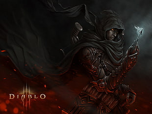 Diablo 3 digital wallpaper, Diablo, Diablo III, video games, fantasy art