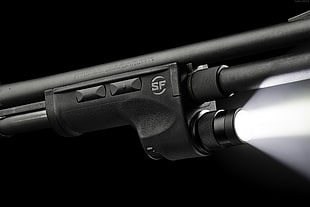 black SF flashlight