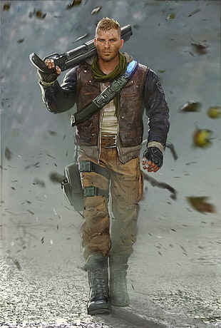 game character digital wallpaper, Gears of War 4, PC gaming