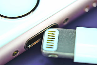 lightning connector on device