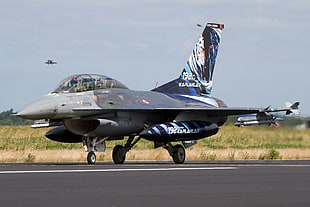 gray and black jet, Turkish Air Force, Turkish Armed Forces, TUAF, General Dynamics F-16 Fighting Falcon