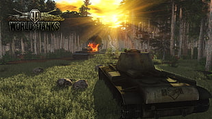 World of Tanks game poster, World of Tanks, tank, wargaming, video games