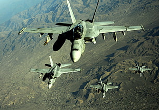 jet fighter on air, US Air Force, FA-18 Hornet, military, military aircraft