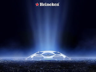 Heineken logo, UEFA, soccer, Heineken, Champions League HD wallpaper