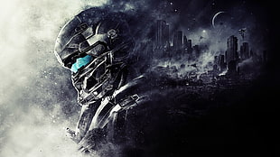 Halo digital wallpaper