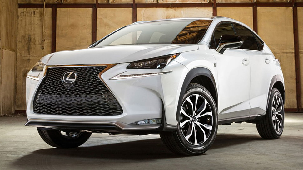white Lexus SUV HD wallpaper