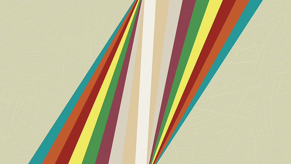 white and multicolored stick wallpaper, abstract HD wallpaper