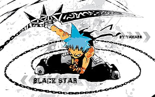 Black Star anime wallpaper, Soul Eater, BlackStar