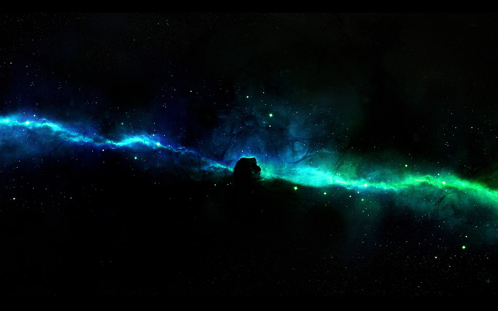galaxy illustration, Horsehead Nebula, space, nebula, colorful HD wallpaper