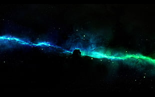 galaxy illustration, Horsehead Nebula, space, nebula, colorful