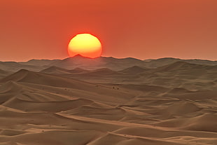 desert, Sun, desert, landscape