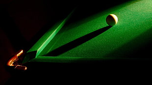 green and brown billiard table, Snooker, sports, balls, billiard balls