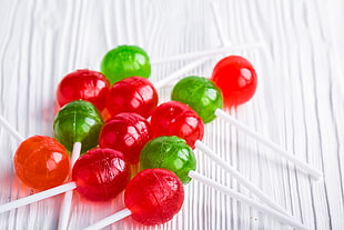 assorted lollipops
