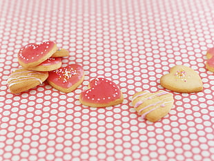 cookie hearts HD wallpaper