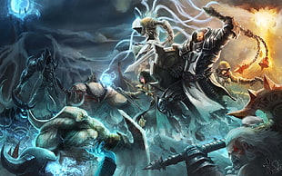 game digital wallpaper, Diablo III, Diablo, video games, fantasy art