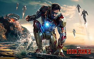 Marvel Iron Man 3 poster, Iron Man, Iron Man 3, Marvel Cinematic Universe HD wallpaper