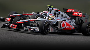 black and red RC car, car, Lewis Hamilton, Mercedes-Benz, Formula 1