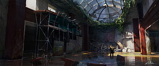 gray metal frame, The Last of Us, concept art, video games, apocalyptic