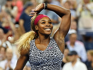 selective focus photography of Serena Williams