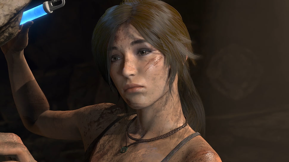 gray tank top, Lara Croft, Tomb Raider, Rise of the Tomb Raider, video games HD wallpaper