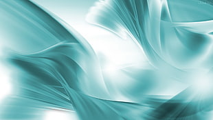 cyan and white wallpaper HD wallpaper