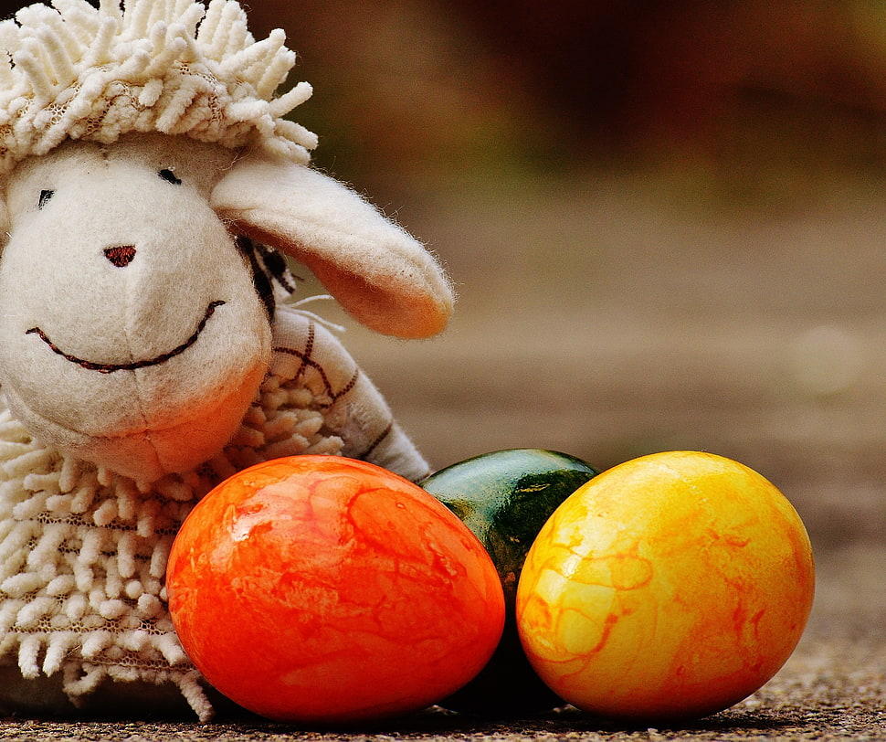 brown, and yellow egg HD wallpaper