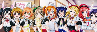 female anime characters, anime girls, anime, Love Live!, Ayase Eri HD wallpaper