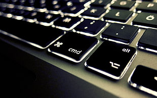 close up photo of silver MacBook