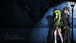 Code Geass Lelouch and C.C., anime, Code Geass, C.C. HD wallpaper