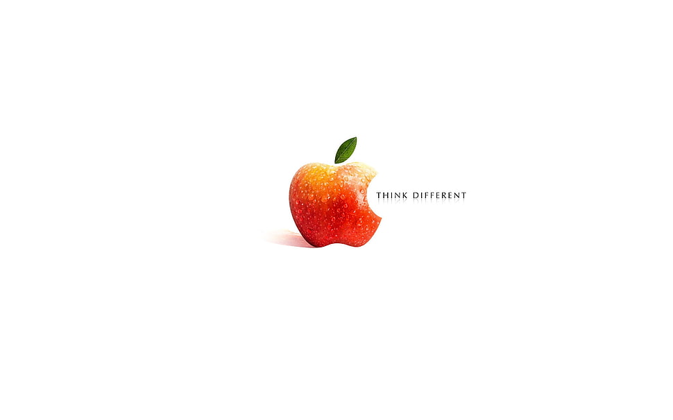 Apple logo Think Different HD wallpaper