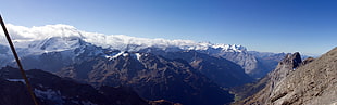 brown summit, Switzerland, landscape, photography, panoramas HD wallpaper