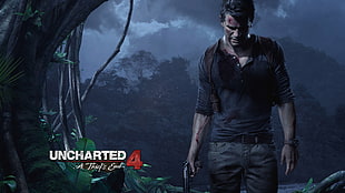 Uncharted A Thief's End 4 cover, uncharted , Uncharted 4: A Thief's End, video games