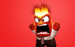 angry cartoon character graphic wallpaper