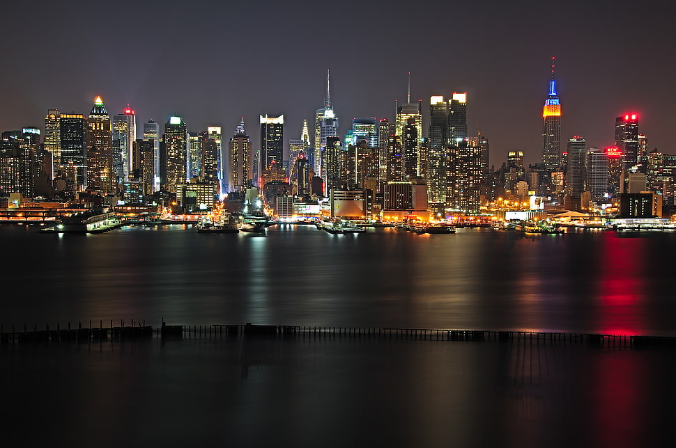 panoramic shot of city light, 52nd HD wallpaper