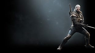 Hero with sword digital wallpaper, Geralt of Rivia, The Witcher 3: Wild Hunt
