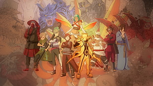 Naruto poster, Uzumaki Naruto, Naruto Shippuuden, anime HD wallpaper