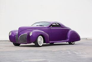 purple coupe