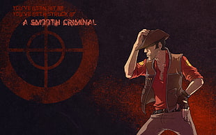 black and red Chicago Bulls jersey, Team Fortress 2, video games HD wallpaper