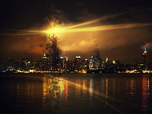 panoramic photography of New York HD wallpaper