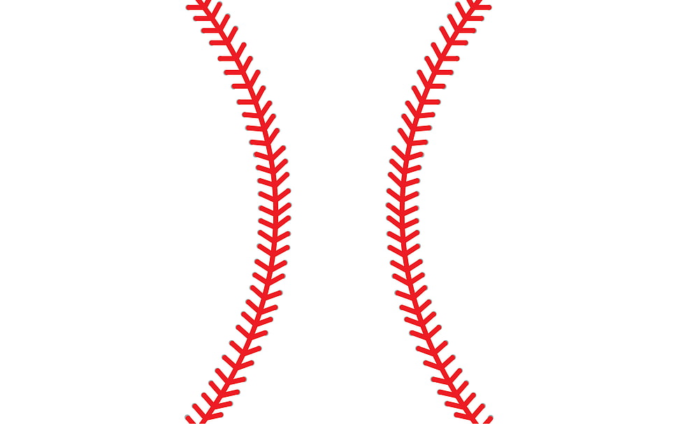 red and white baseball, baseball, minimalism HD wallpaper
