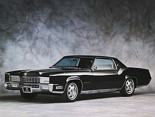 classic black coupe