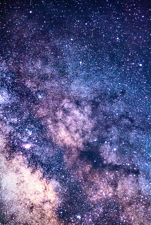 galaxy wallpaper, Starry sky, Milky way, Radiance
