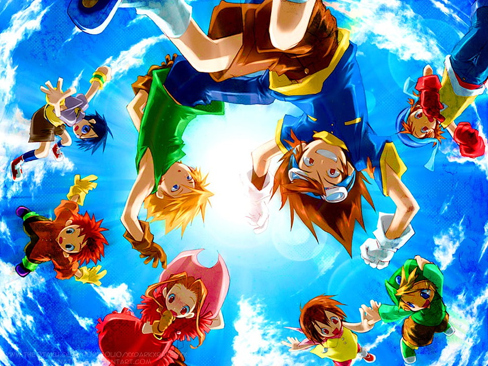 Digimon digital wallpaper, Digimon HD wallpaper