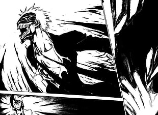 Bleach Ichigo manga art page, Bleach, anime, Kurosaki Ichigo
